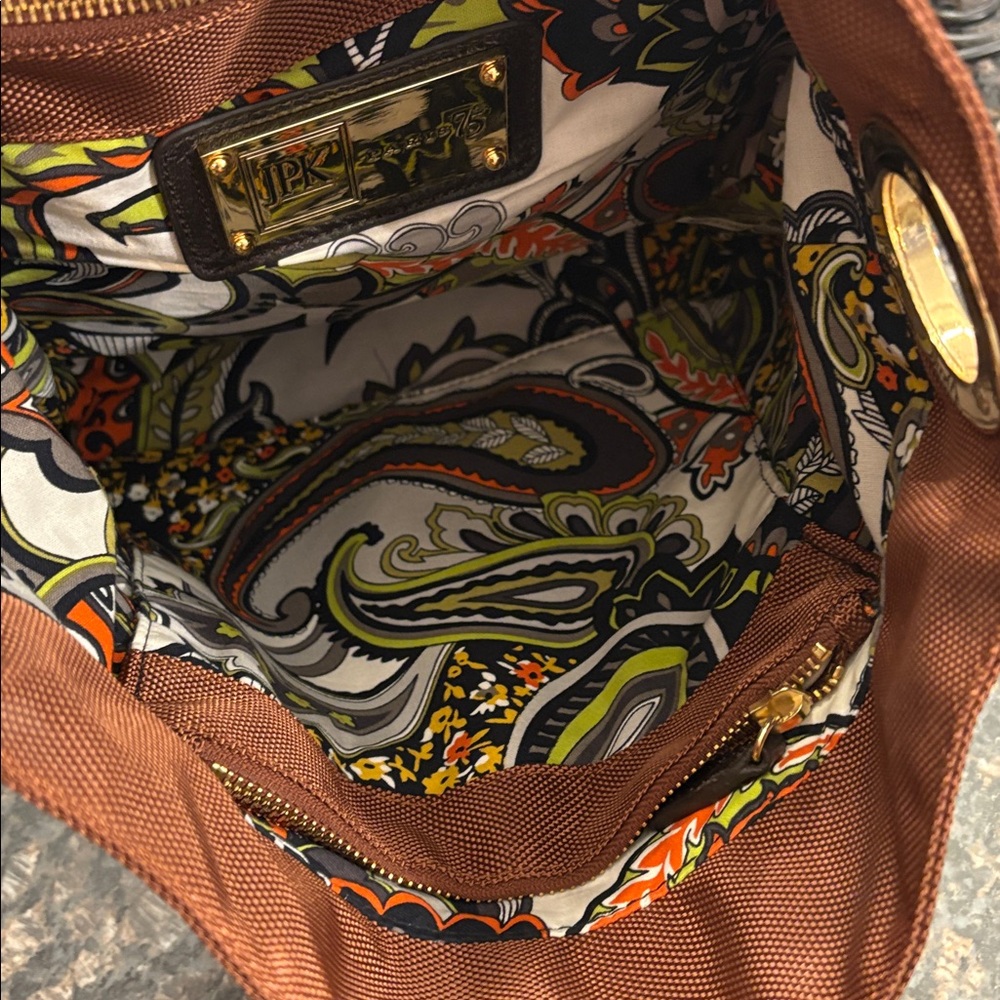 JPK Paris 75 Nylon Hobo Tote π€π§‘π€ - Picture 7 of 8